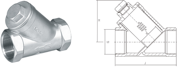 内螺纹Y型过滤器